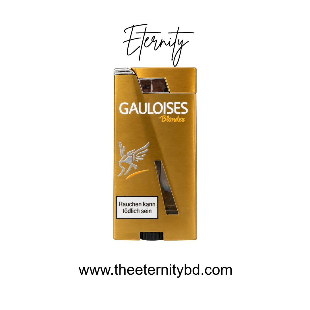 Eternity Metallic Gold Lighter – Premium Gold Pocket Lighter