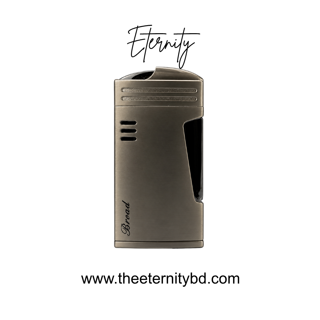 Eternity Graphite Blaze – Premium Smoky Grey Refillable Lighter