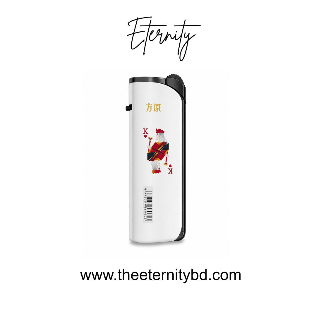 Eternity King Card Lighter – Premium Graphic Refillable Lighter