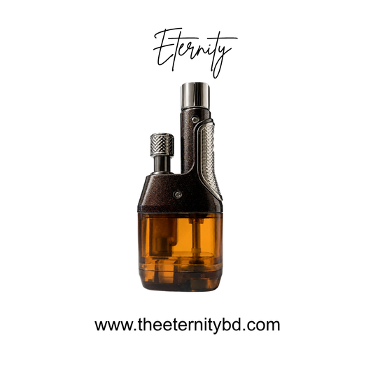 Eternity Amber Jet Lighter – Premium Transparent Brown Refillable Lighter