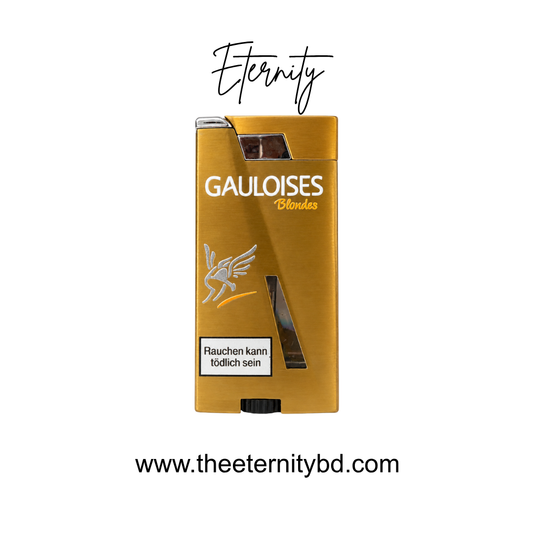 Eternity Metallic Gold Lighter  – Premium Gold Pocket Lighter