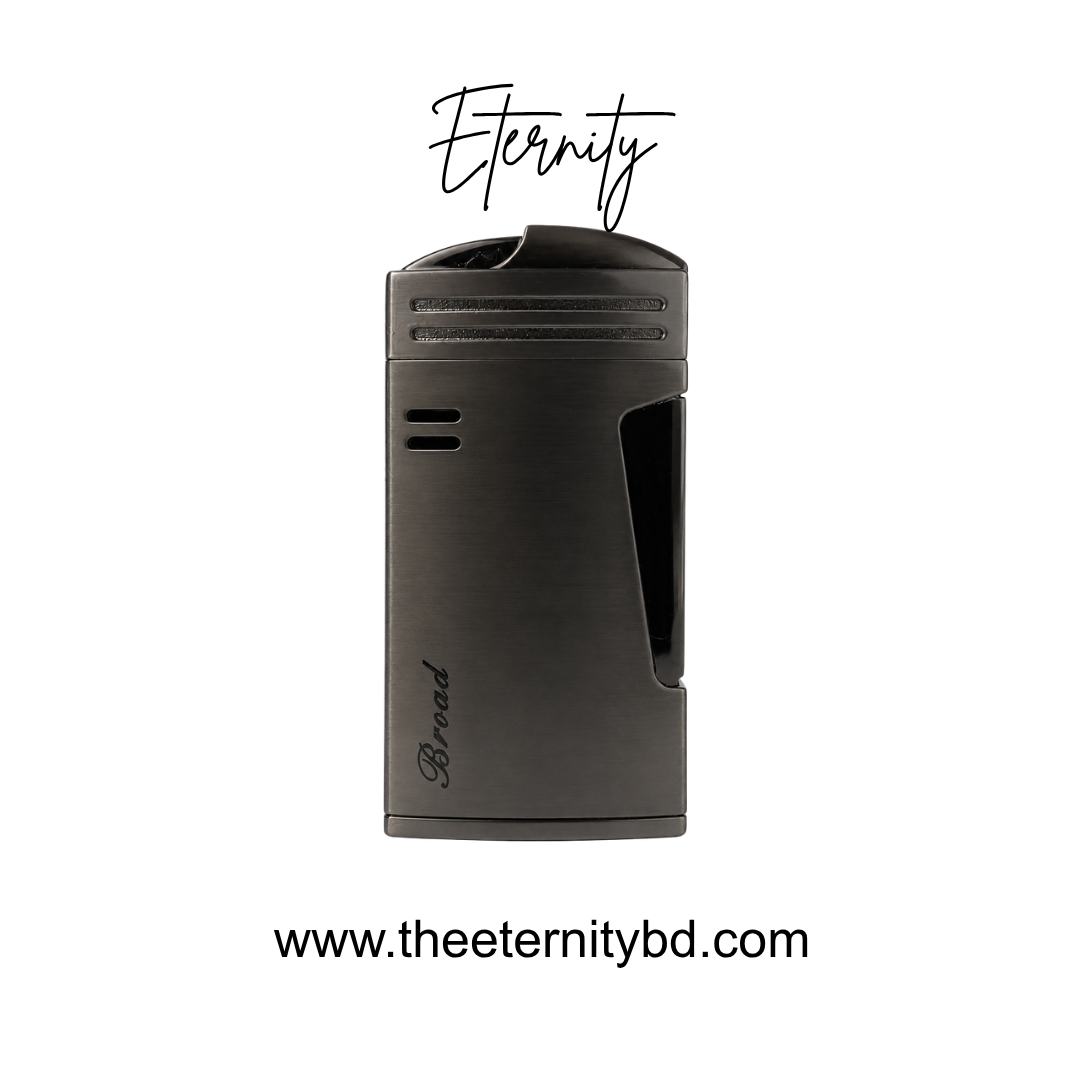 Eternity Gunmetal Blaze – Premium Refillable Pocket Lighter