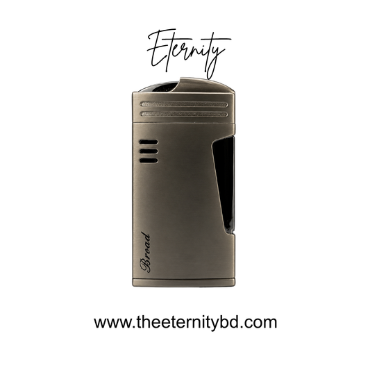 Eternity Graphite Blaze – Premium Smoky Grey Refillable Lighter