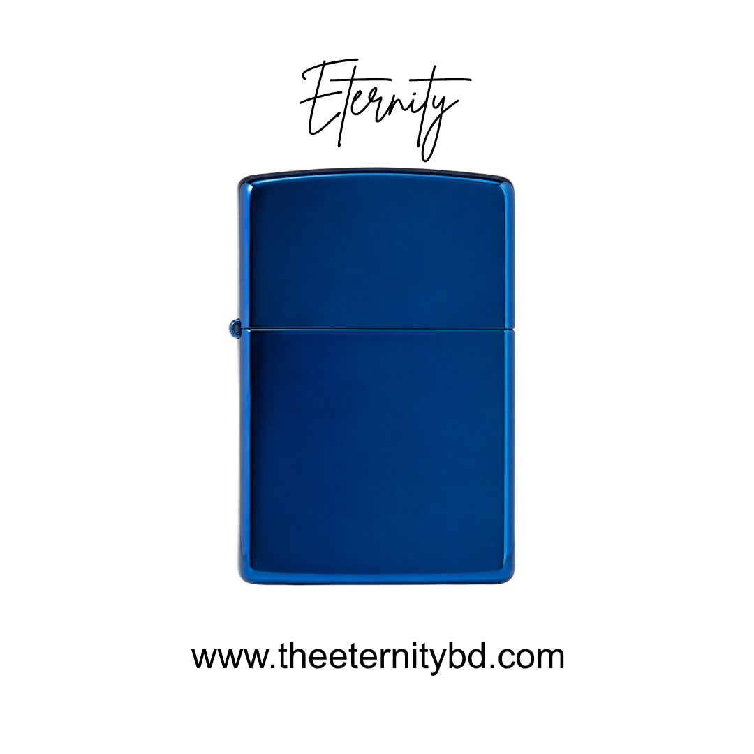 Eternity Metallic Sapphire – Premium Metallic Blue Refillable Lighter