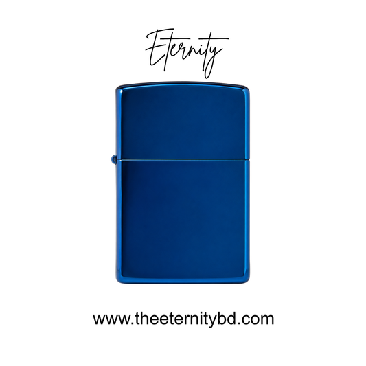 Eternity Metallic Sapphire – Premium Metallic Blue Refillable Lighter
