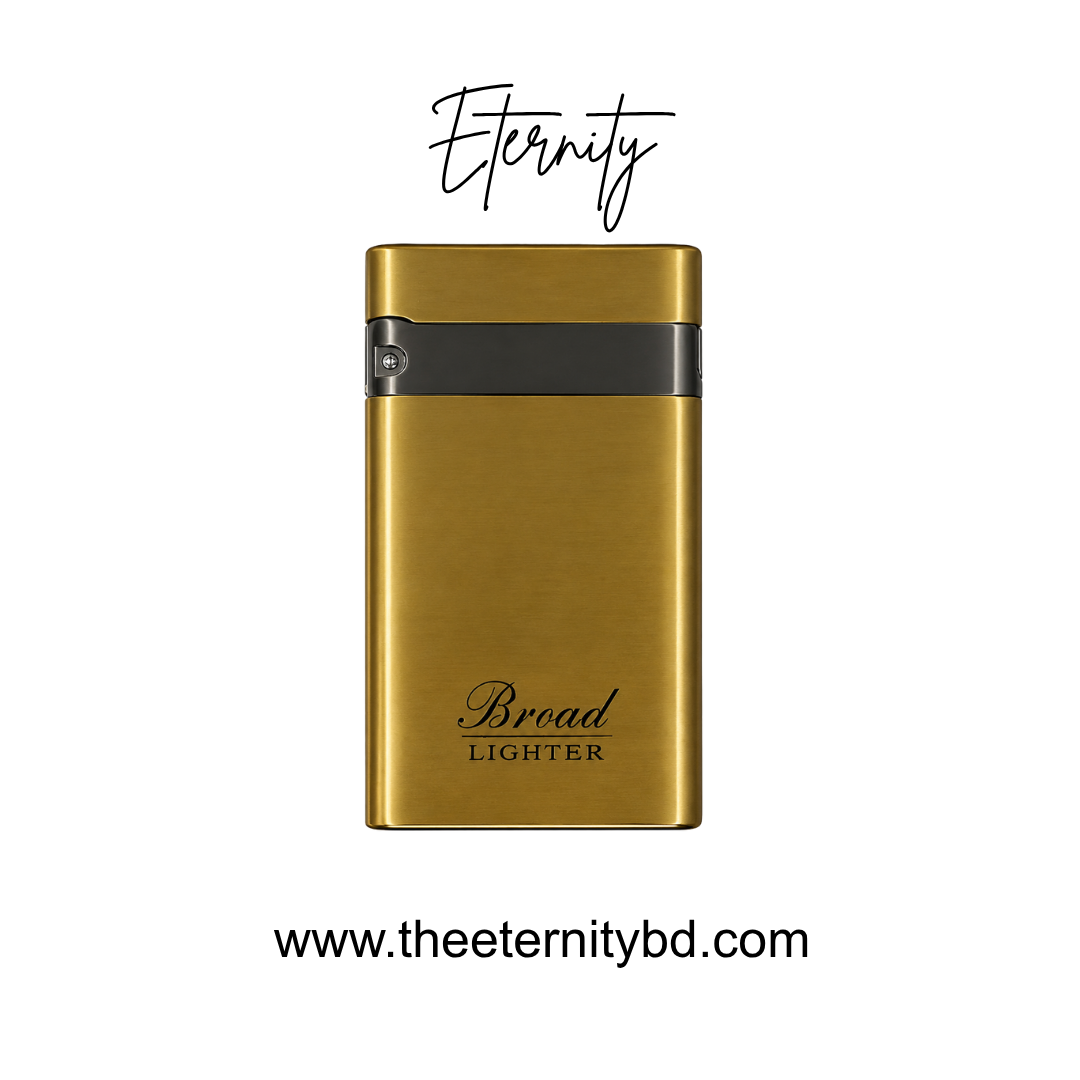 Eternity Classic Band Gold – Premium Gold & Black Refillable Lighter