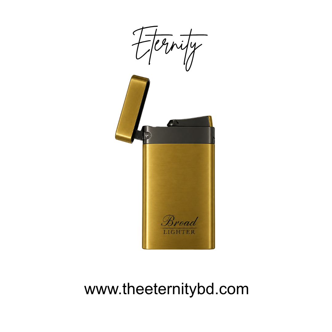 Eternity Classic Band Gold – Premium Gold & Black Refillable Lighter