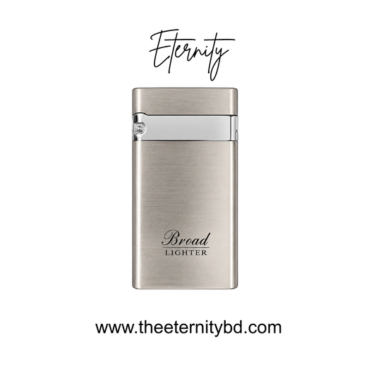 Eternity Classic Band Silver – Premium Silver Refillable Lighter