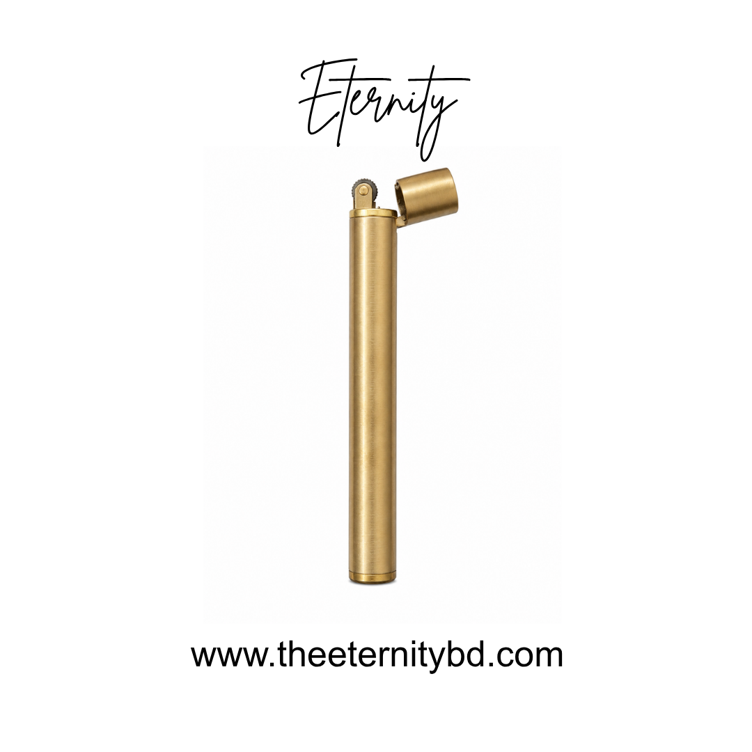 Eternity Classic Tube Gold – Premium Cylinder Refillable Lighter