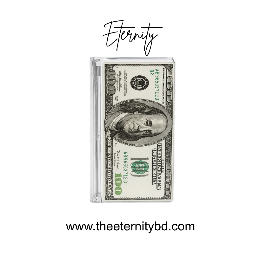 Eternity Billionaire Spark – Premium Transparent Dollar Print Lighter