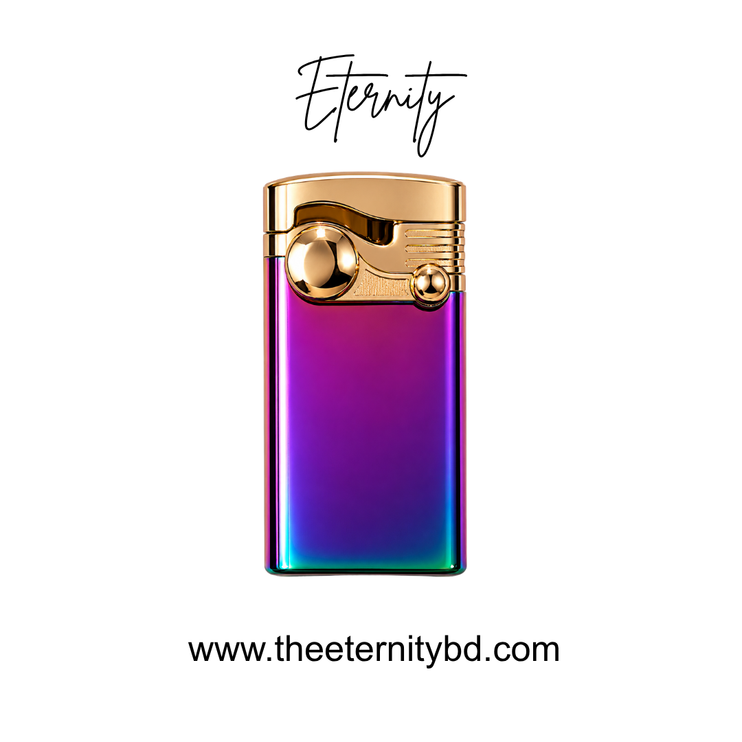 Eternity Rainbow Luxe – Premium Gold Refillable Lighter