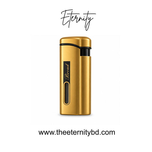 Eternity Golden Shield Lighter - Premium Gold Refillable Lighter