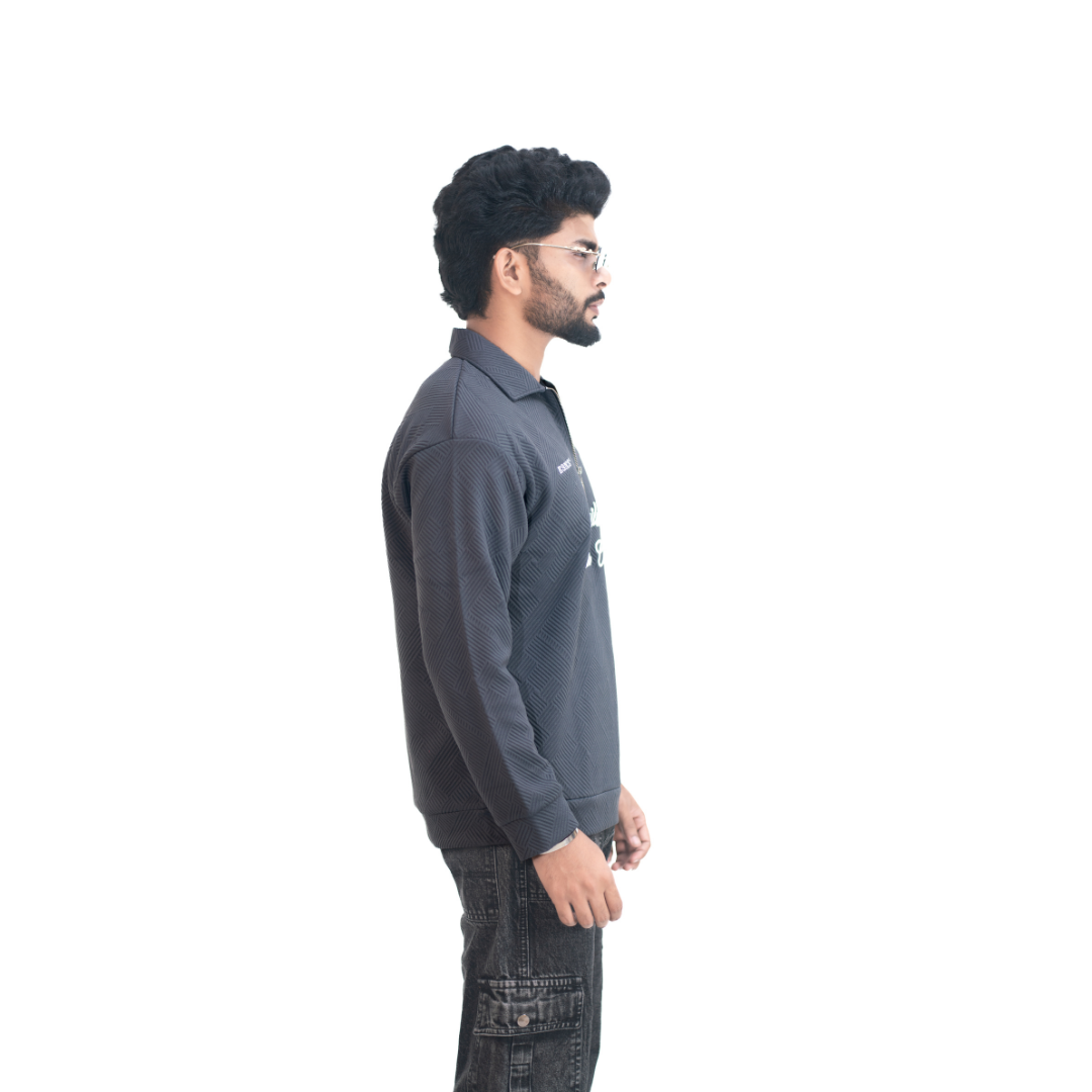 The Shadow Architect Sweatshirt –  Charcoal Storm