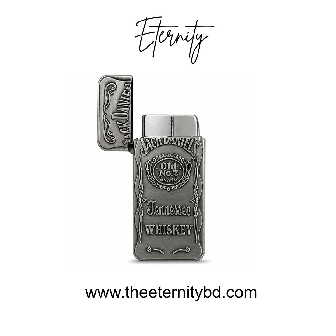 Eternity Old Barrel Flame – Premium Vintage Silver Refillable Lighter