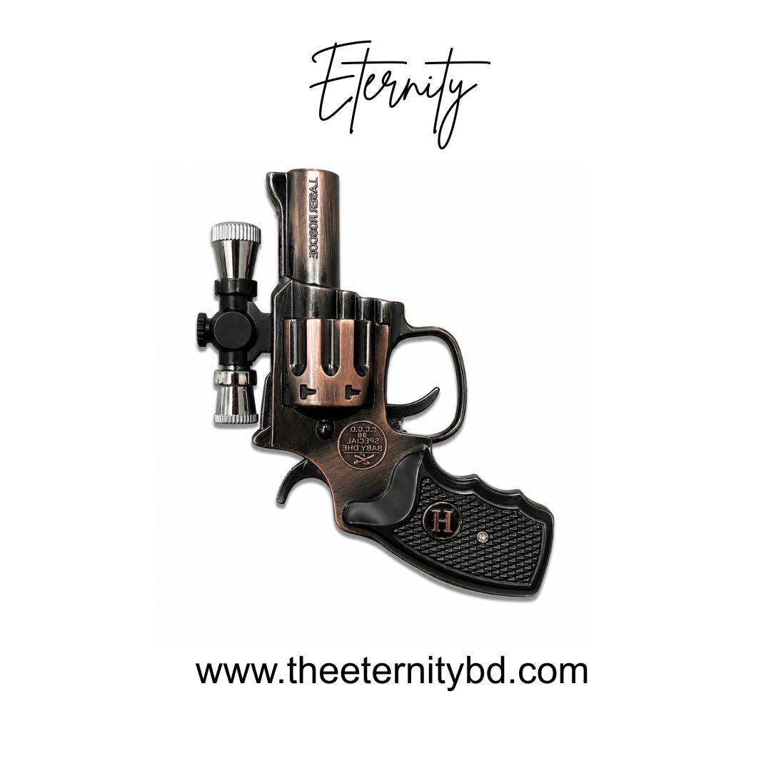 Eternity Bronze Target Flame – Premium Refillable Novelty Lighter with Target Light
