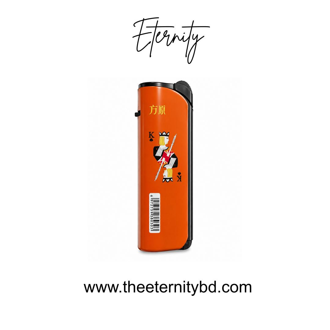 Eternity King Card Lighter – Premium Graphic Refillable Lighter