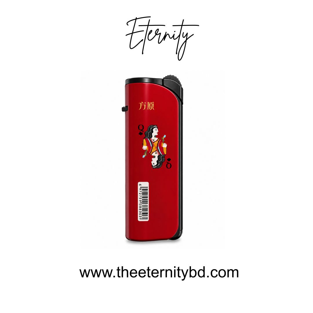 Eternity King Card Lighter – Premium Graphic Refillable Lighter